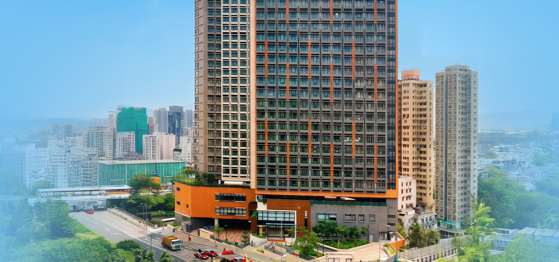 The Hong Kong Polytechnic University 
Student Halls of Residence (Homantin)